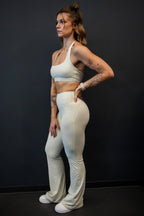 Flared Legging Blanc
