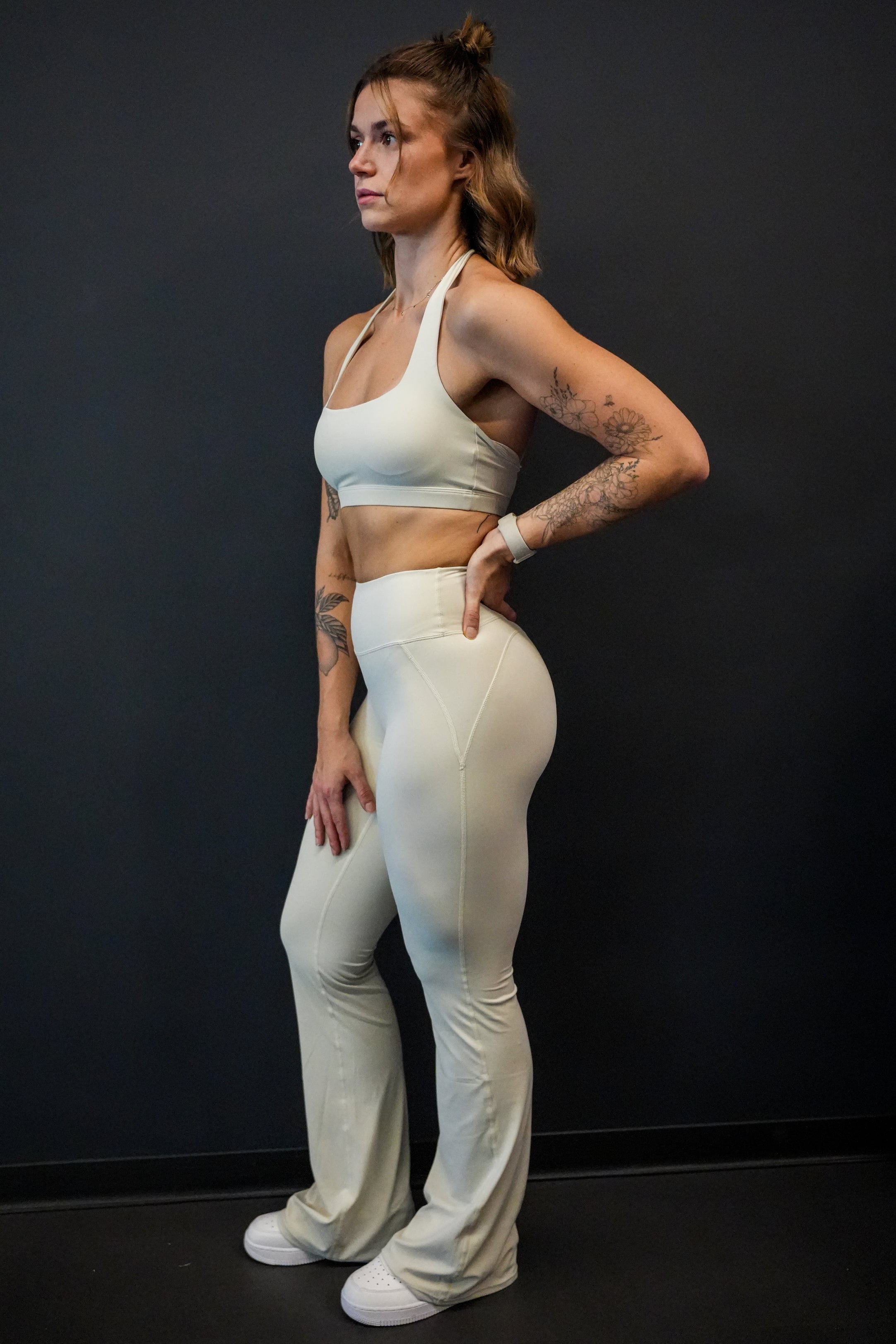 Flared Legging Blanc